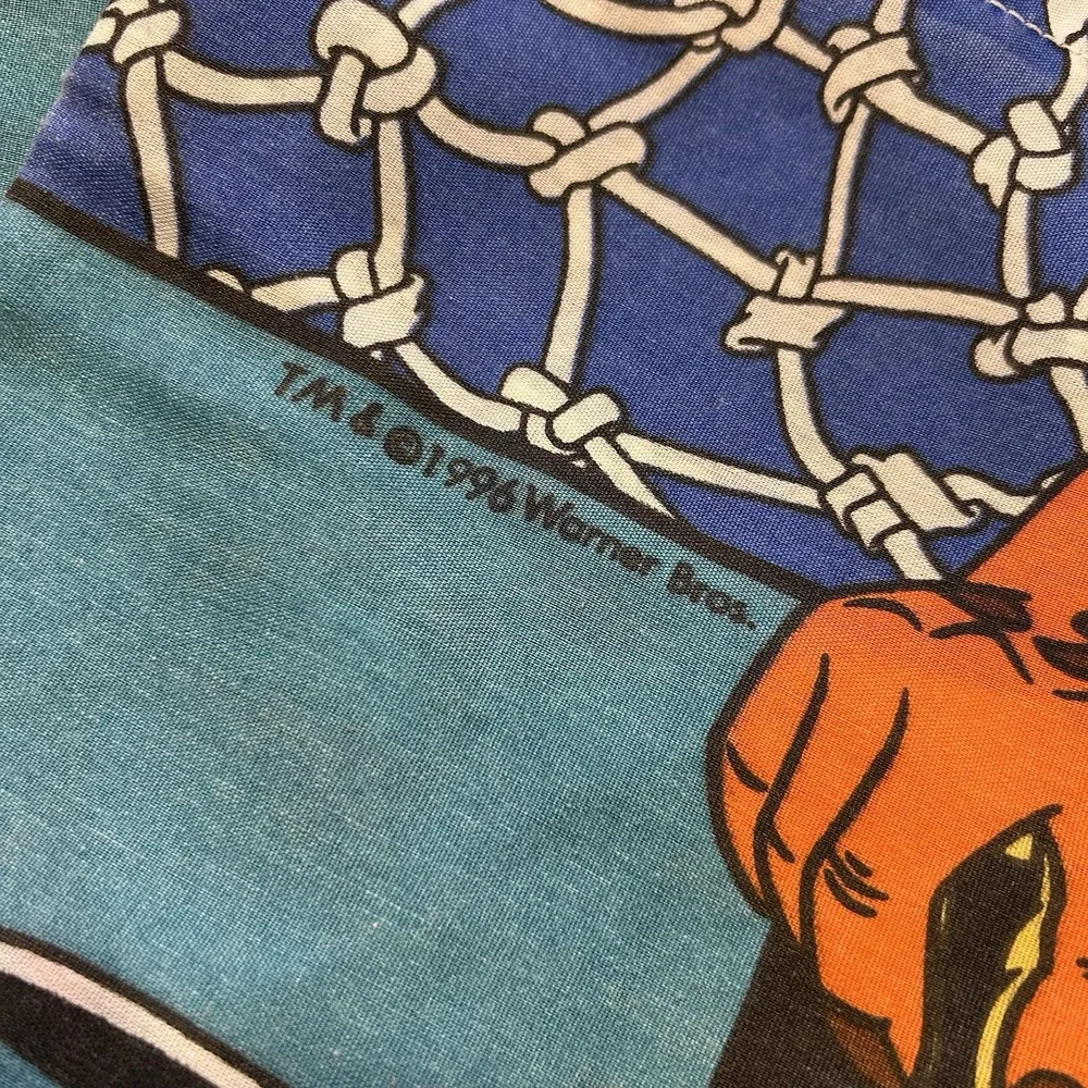 SPACE JAM Tune‎ Squad Monstars 1996 Double Sided Pillow Case Michael Jordan